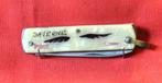 canif nacre décor cigogne Saverne, Collections, Enlèvement ou Envoi, Utilisé