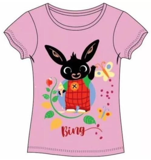 Bing Konijn T-shirt - Vlinder Roze - Maat 128, Kinderen en Baby's, Kinderkleding | Maat 128, Nieuw, Meisje, Shirt of Longsleeve