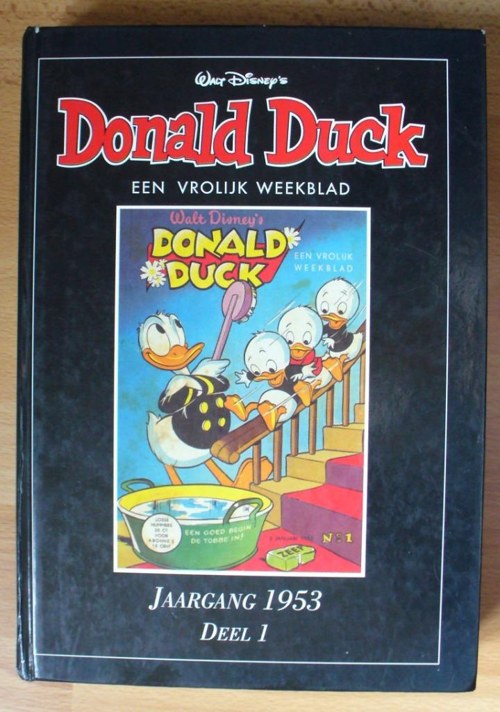 DONALD DUCK WEEKBLAD JAARGANG 1953 DEEL 1 - DISNEY HARDCOVER, Boeken, Stripverhalen, Gelezen, Eén stripboek, Ophalen of Verzenden