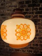 Vintage hanglamp in glas, Antiek en Kunst, Antiek | Verlichting, Ophalen