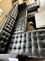 Faire offre pour divan en cuir modulable, Gebruikt, Leer
