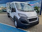 Peugeot Boxer 2cab + laadbak L4 0KM  wd, Auto's, 122 kW, 4 deurs, https://public.car-pass.be/vhr/1cbda11c-57f2-4538-bc15-4db6ab6881c4