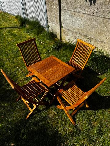 Ventura houten tuinset kinderen, Tuin en Terras, Ophalen, Zo goed als nieuw, Tuinset