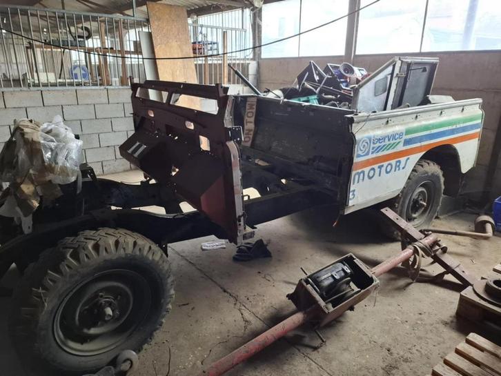Land Rover Series 3 takelwagen project, Auto's, Land Rover, Bedrijf, Series, Benzine, Ophalen