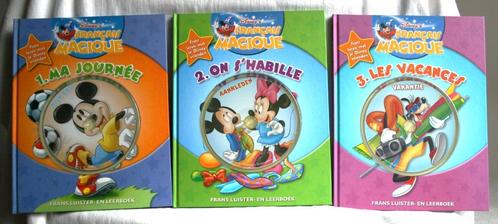 3x Disney’s Français Magique  boekje met CD, Livres, Livres pour enfants | Jeunesse | Moins de 10 ans, Enlèvement ou Envoi