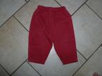 pantalon training rouge taille 80, Enlèvement, Comme neuf, Garçon ou Fille, Pantalon