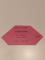 ticket anderlecht - rc jet beker van belgie 84/85, Verzenden, Gebruikt