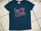donker blauw tshirt van tommy hilfiger meisjes mt 152, Gebruikt, Meisje, Ophalen of Verzenden, Tommy Hilfiger