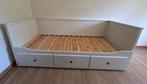 Lit banquette 2 places 80x200 blanc Modèle Hemnes IKEA, Ophalen, Overige materialen, Hemnes, Wit