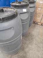250 liter Vaten met deksel 3+1 gratis van voeding, Ophalen, Zo goed als nieuw, Kunststof