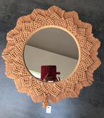 Miroir de 30 cm. Contour en macramé, Maison & Meubles, Comme neuf