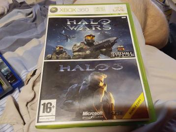 Halo wars en halo 3 bundle copy voor xbox 360 beschikbaar voor biedingen