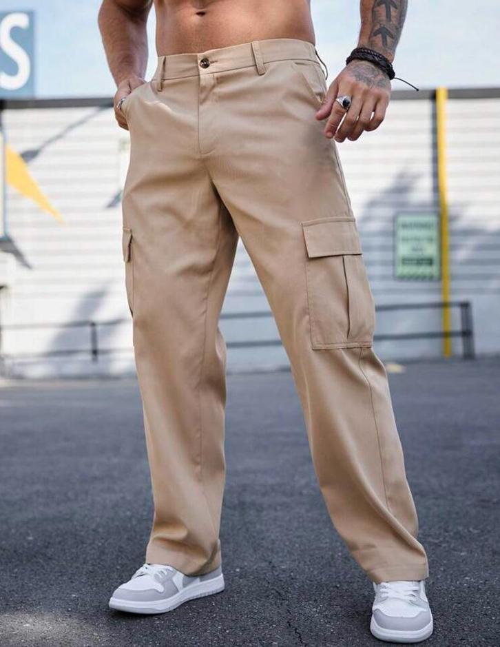 Broek maat XL, Kleding | Heren, Broeken en Pantalons, Nieuw, Maat 56/58 (XL), Beige, Ophalen of Verzenden