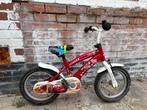 Kinderfiets Cars, Fietsen en Brommers, Ophalen, Gebruikt, Minder dan 16 inch, Zijwieltjes