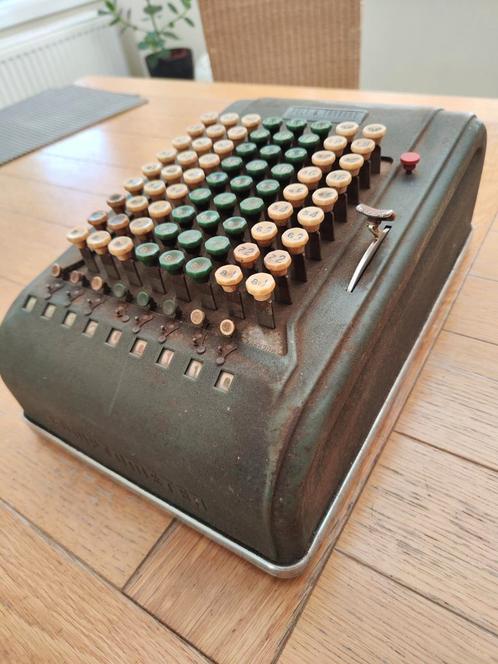 Vintage mechanisch telmachine comptometer felt & tarrant, Antiek en Kunst, Antiek | Kantoor en Zakelijk, Ophalen of Verzenden