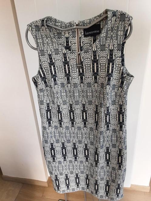 Zomer kleed maat 42 *Karenreese* Hele goede staat, Kleding | Dames, Jurken, Zo goed als nieuw, Maat 42/44 (L), Grijs, Knielengte