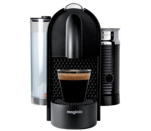 Nespresso Citiz + Aeroccino keramische melkkan, Elektronische apparatuur, Koffiezetapparaten, Zo goed als nieuw, Koffiepads en cups
