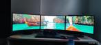 3 samsung 27 inch monitors, 61 t/m 100 Hz, Samsung, Ingebouwde speakers, VA