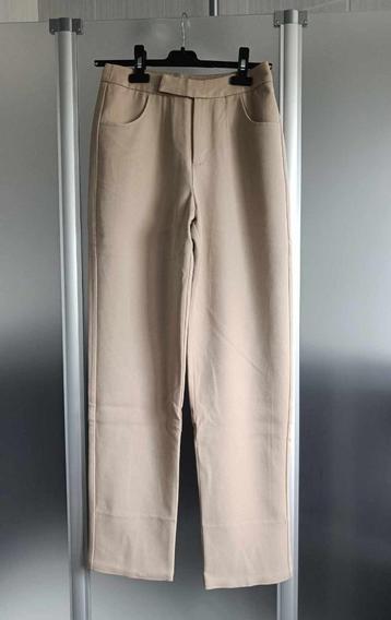 Broek - Pantalon - Beige - Lichtbruin - Medium - Dames - €30