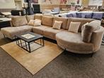 VH Quin Hoeksalon NIEUW in taupe stof +Gratis Levering, Ophalen of Verzenden, Nieuw