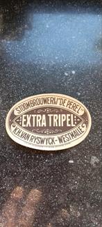 Oud bieretiket stoombrouwerij de Perel Westmalle, Verzamelen, Ophalen of Verzenden, Zo goed als nieuw
