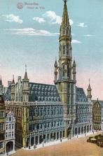 postkaart Stadhuis Brussel, Ongelopen, Brussel (Gewest), 1920 tot 1940, Verzenden