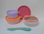 Tupperware™ « Râpe et Bol Espace » repas bébé, Envoi, Neuf, Violet, Boîte