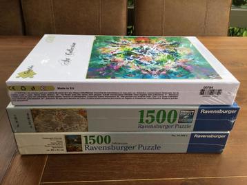 Puzzels 1500 stukjes - nieuw 