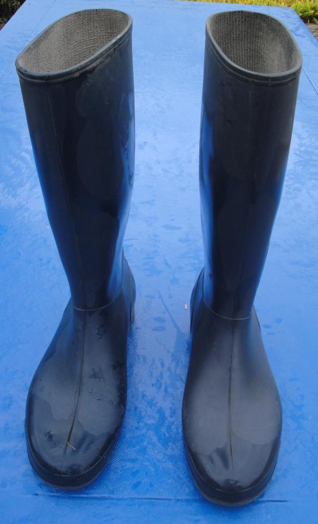 Dunlop blauwe regenlaarzen maat 41, Caravans en Kamperen, Regenkleding, Gebruikt, Regenlaarzen, Heren, Verzenden