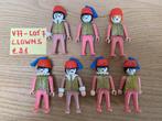 PLAYMOBIL V77: LOT 7 VINTAGE CIRCUSCLOWNS, Kinderen en Baby's, Speelgoed | Playmobil, Ophalen of Verzenden, Zo goed als nieuw