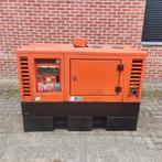 Generator 11 kVA, Doe-het-zelf en Bouw, Gebruikt, Dieselolie, Geluidgedempt, Ophalen of Verzenden