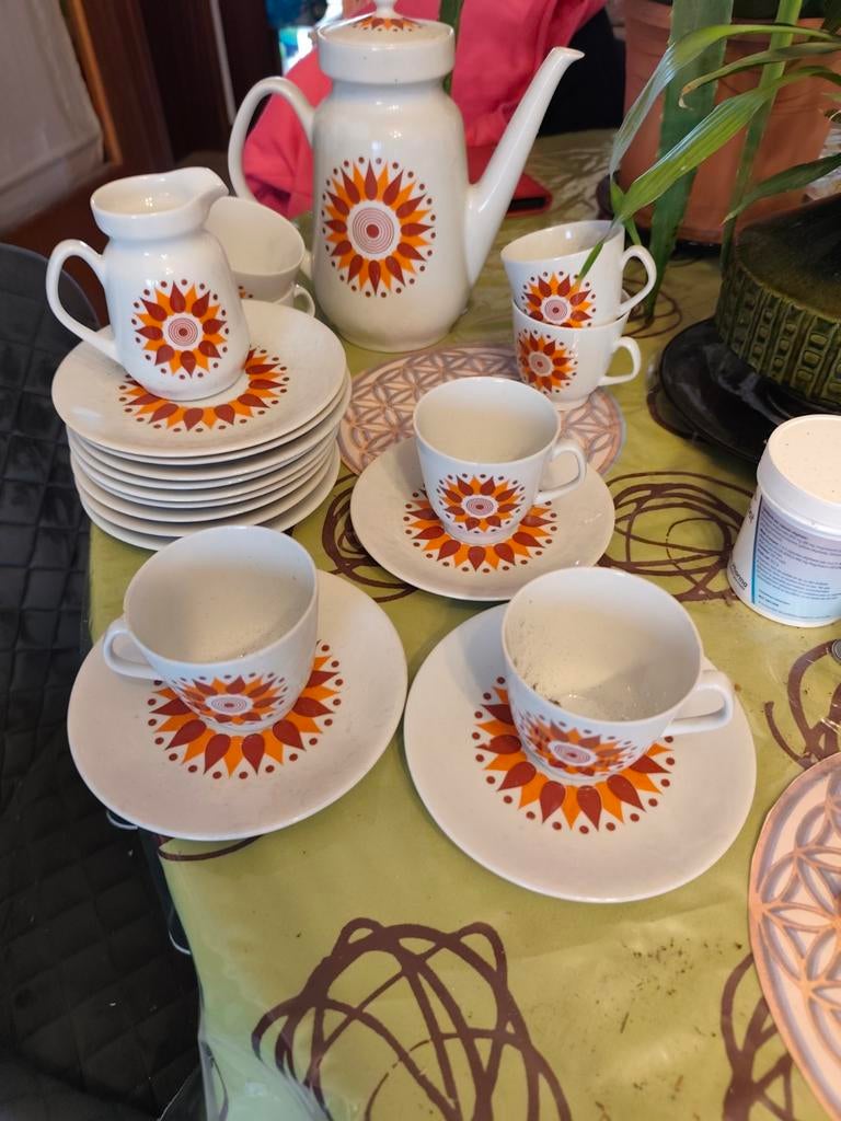 Service Bavaria orange Sun a café, Enlèvement ou Envoi