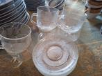 Service café en verre, Maison & Meubles, Cuisine | Vaisselle, Enlèvement, Comme neuf, Verre