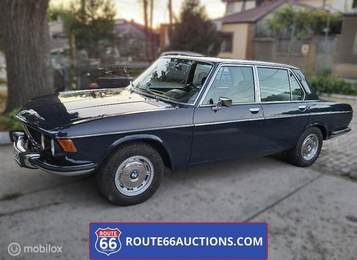 BMW E3 2500 | 1973 | Route 66 Auctions, Auto's, Oldtimers, Bedrijf, Te koop, BMW, Benzine, Overige carrosserie, Handgeschakeld