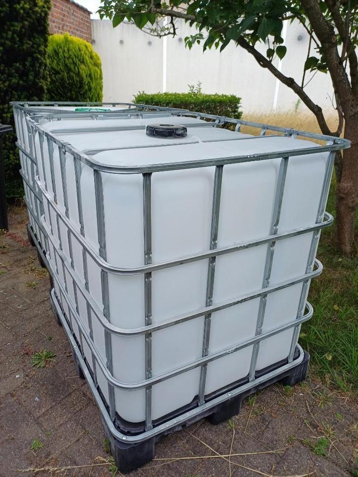 IBC's CONTAINERS VAN 1000 L, Tuin en Terras, Regentonnen, Kunststof, 150 liter of meer, Met kraantje, Ophalen of Verzenden
