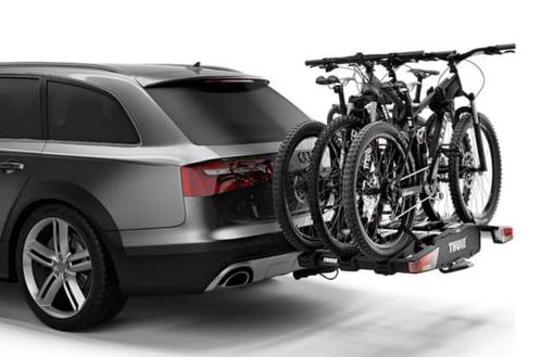 Thule easyfold XT 3 te huur op dagbasis, Autos : Divers, Porte-vélos, Comme neuf, Support d'attelage, 3 vélos ou plus, Pneus larges