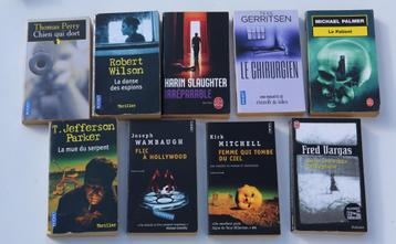 Lot de 9 thrillers beschikbaar voor biedingen