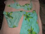 Bikini met rokje voor te binden van het merk huit broekje, Groen, Bikini, Ophalen of Verzenden, Zo goed als nieuw