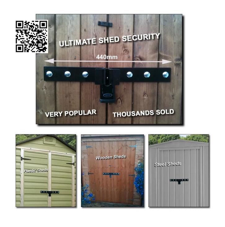 Beveiligingshasp voor slot beveiliging schuur garage poort, Tuin en Terras, Tuinhuizen, Nieuw, Overige typen, Ophalen of Verzenden
