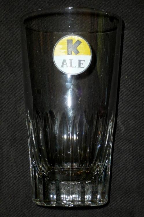 K ALE BIERGLAS ONBEKENDE BROUWERIJ, Verzamelen, Biermerken, Gebruikt, Glas of Glazen, Overige merken, Ophalen of Verzenden