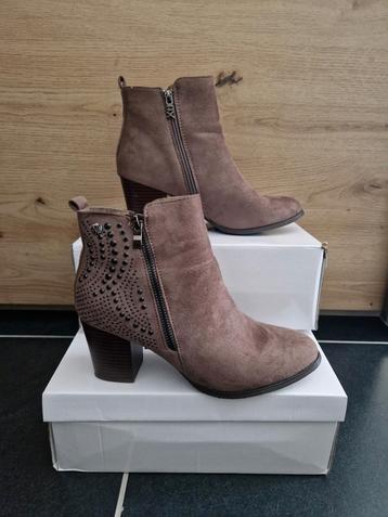 Bottines/Bottillons femmes, taupe suédine, Born to be, 39