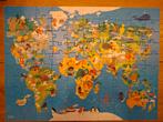 Haba wereldkaart puzzel 100 stukken, Ophalen of Verzenden, Gebruikt