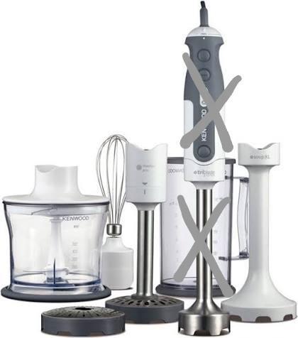 Accessoires pour mixer triblade Kenwood HDP30 ou HDP40, Electroménager, Pièces & Accessoires, Utilisé, Enlèvement ou Envoi
