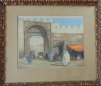 RAOUL SERRES / PORTE A KAIROUAN / KLEURETS / 77x90cm / KADER, Ophalen