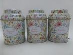 3 lege blikken doosjes 50 gram Whittard afternoon tea, Ophalen of Verzenden, Gebruikt, Thee