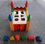 Houten vormenstoof kasteel, Kinderen en Baby's, Speelgoed | Houten speelgoed, Ophalen of Verzenden, Gebruikt