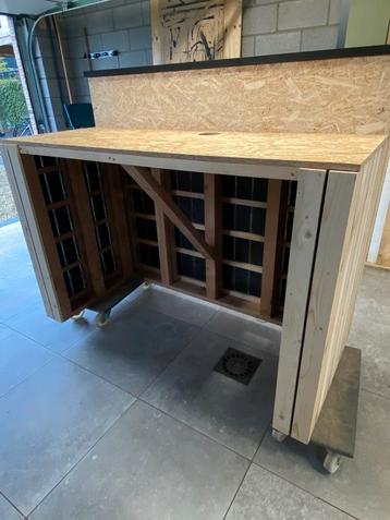 Cabine de DJ en bois, Enlèvement, Comme neuf