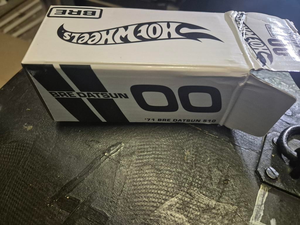 Hotwheels hot wheels 71 bre datsun 510. Deuk in de doos rlc, Ophalen of Verzenden, Auto