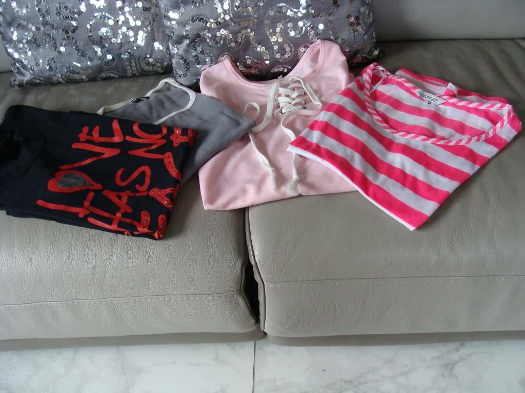 Divers t-shirts , comme neuf, tous taille L, Kleding | Dames, T-shirts, Nieuw, Maat 42/44 (L), Overige kleuren, Ophalen of Verzenden