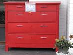 Rode commode, Antiek en Kunst, Antiek | Meubels | Kasten, Ophalen